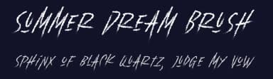 Summer Dream Brush by Letterhend Studio — Script Handwritten Font — thumbnail 2