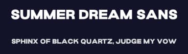 Summer Dream Sans by Letterhend Studio — Sans Serif Font — thumbnail 2