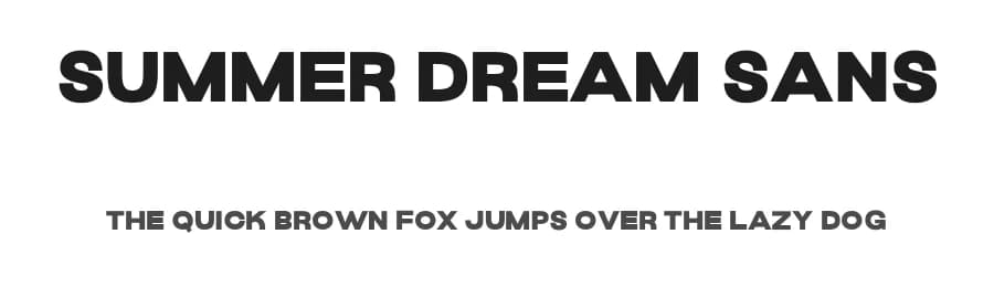 Summer Dream Sans by Letterhend Studio — Sans Serif Font