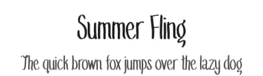Summer Fling by Joanne Abellar — Script Handwritten Font — thumbnail 1