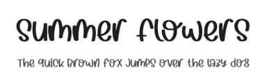 Summer Flowers by Perspectype Studio - Letterena.com — Script Handwritten Font — thumbnail 1