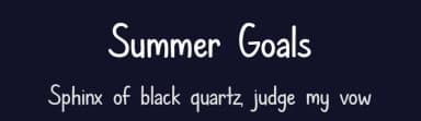 Summer Goals by Misti's Fonts — Script Handwritten Font — thumbnail 2