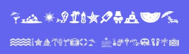 Summer Icons by Woodcutter — Dingbats Font — thumbnail 3