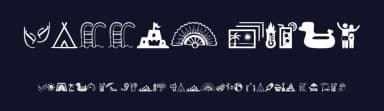 Summer Icons by Woodcutter — Dingbats Font — thumbnail 2