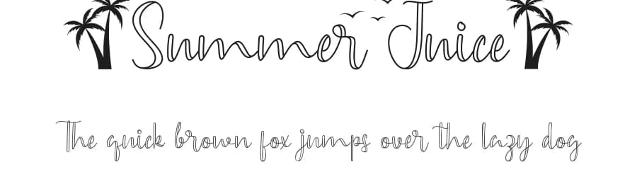 Summer Juice by RaisProject — Script Handwritten Font