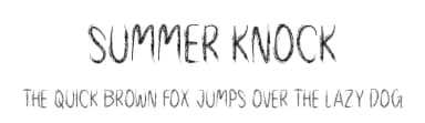 Summer Knock by Md Shohail Bhuian — Script Handwritten Font — thumbnail 1
