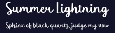 Summer Lightning by Allouse Studio — Script Handwritten Font — thumbnail 2