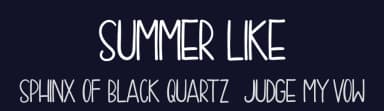 Summer Like by ReyreyBlue — Script Handwritten Font — thumbnail 2