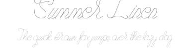 Summer Linen by SSI.Scraps — Script Handwritten Font — thumbnail 1
