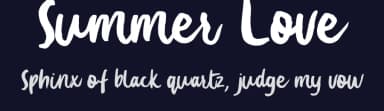 Summer Love by Zansari — Script Handwritten Font — thumbnail 2