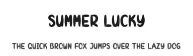 Summer Lucky by Andi Moz — Script Handwritten Font — thumbnail 1