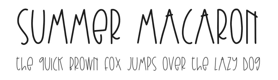 Summer Macaron by Abo Daniel Studio — Script Handwritten Font
