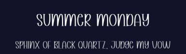 Summer Monday by Scratchones — Script Handwritten Font — thumbnail 2