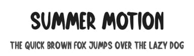 Summer Motion by Md Shohail Bhuian — Script Handwritten Font — thumbnail 1