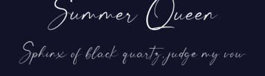 Summer Queen by Rikbar Creator — Script Handwritten Font — thumbnail 2