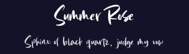 Summer Rose by Graphue — Script Handwritten Font — thumbnail 2