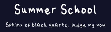 Summer School by nurulalvi — Script Handwritten Font — thumbnail 2