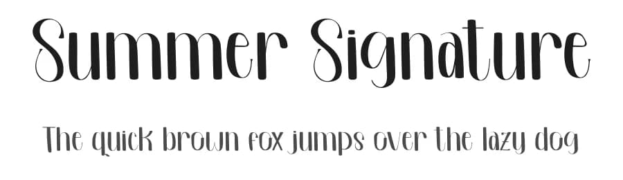 Summer Signature by Inermedia Studio — Script Handwritten Font