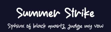 Summer Strike by Letterafa Studio — Script Handwritten Font — thumbnail 2