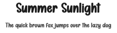 Summer Sunlight by Scratchones — Script Handwritten Font — thumbnail 1