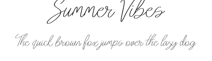 Summer Vibes by JSH creates — Script Handwritten Font