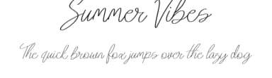 Summer Vibes by JSH creates — Script Handwritten Font — thumbnail 1