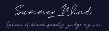 Summer Wind by Khurasan — Script Handwritten Font — thumbnail 2