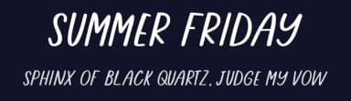 Summer Friday by Jimtype Studio — Script Handwritten Font — thumbnail 2