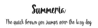 Summeria by Typotopia Studio — Script Handwritten Font — thumbnail 1