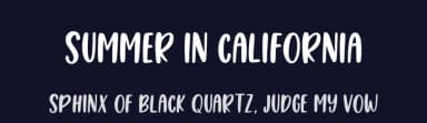 Summer in California by Jimtype Studio — Script Handwritten Font — thumbnail 2