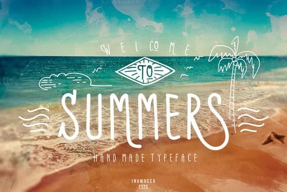 Summers Font by inumocca_type — Script Handwritten Font