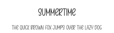 Summertime by Andi Moz — Script Handwritten Font — thumbnail 1