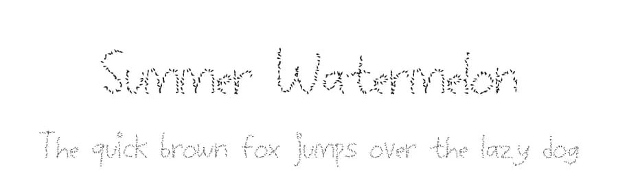 Summer Watermelon by Xerographer Fonts — Script Handwritten Font