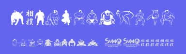 Sumo by Woodcutter — Dingbats Font — thumbnail 3