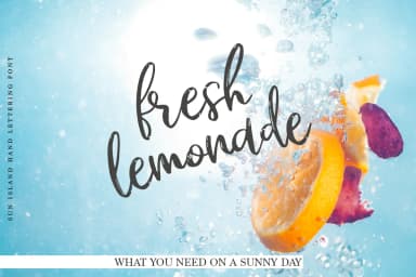 Sun Island Font by Pasha Larin — Script Handwritten Font — thumbnail 2