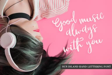 Sun Island Font by Pasha Larin — Script Handwritten Font — thumbnail 6