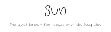 Sun by Geronimo Font Studios — Script Handwritten Font — thumbnail 1