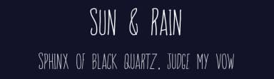 Sun & Rain by Bonez Designz — Script Handwritten Font — thumbnail 2