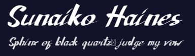 Sunaiko Haines by Edric Studio — Script Handwritten Font — thumbnail 2