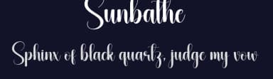 Sunbathe by Andi Moz — Script Handwritten Font — thumbnail 2