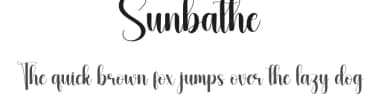 Sunbathe by Andi Moz — Script Handwritten Font — thumbnail 1