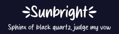 Sunbright by MJType — Script Handwritten Font — thumbnail 2