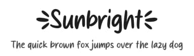 Sunbright by MJType — Script Handwritten Font — thumbnail 1