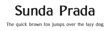 Sunda Prada by R Sutarna — Sans Serif Font — thumbnail 1