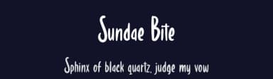 Sundae Bite by Typefactoryco — Script Handwritten Font — thumbnail 2