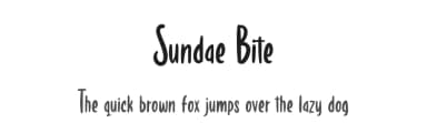 Sundae Bite by Typefactoryco — Script Handwritten Font — thumbnail 1