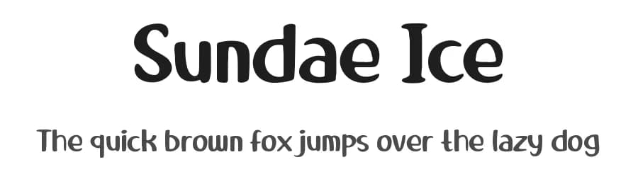 Sundae Ice by Tokopress — Script Handwritten Font