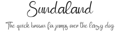 Sundaland by raan typeface — Script Handwritten Font — thumbnail 1