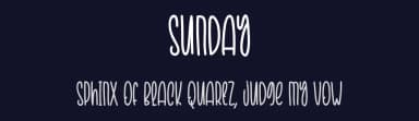 Sunday by Scratchones — Script Handwritten Font — thumbnail 2