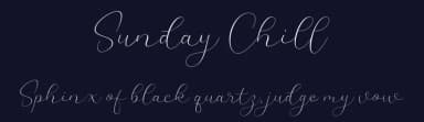 Sunday Chill by olivetype — Script Handwritten Font — thumbnail 2